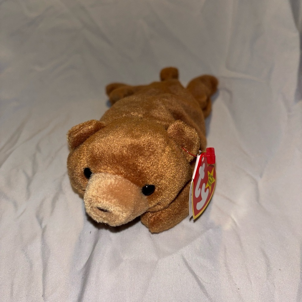 Vintage Ty Beanie Baby Bear. Cubbie. 1993.